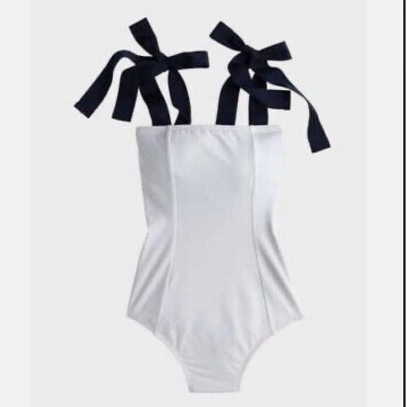 J. Crew Other - J. Crew tie straps one piece swimsuit size 4